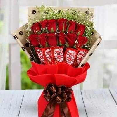 16 ferrero rocher chocolate bouquet - gifts cake flower gifts delivery